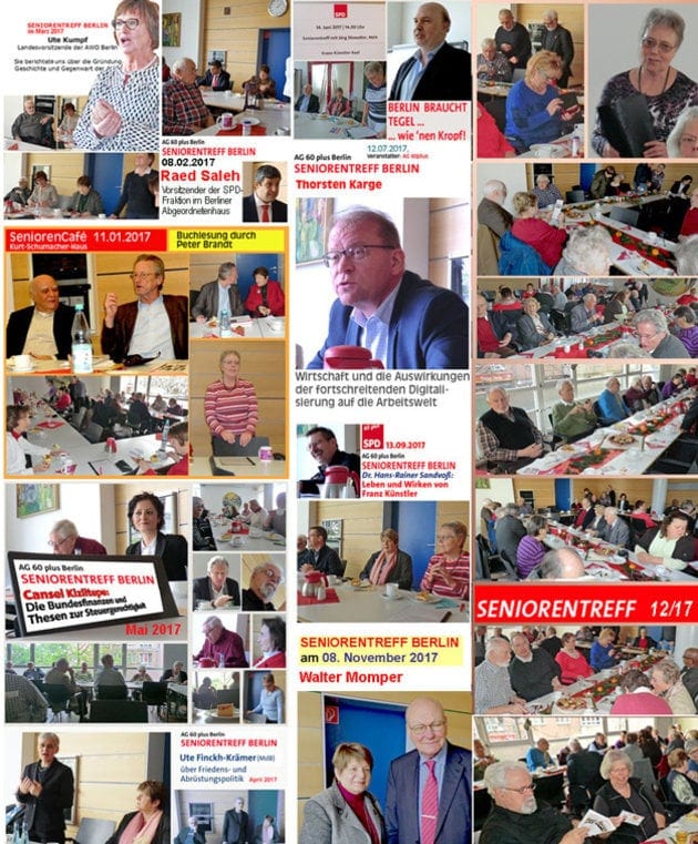 Eindrücke vom Seniorentreff AG 60plus Berlin
