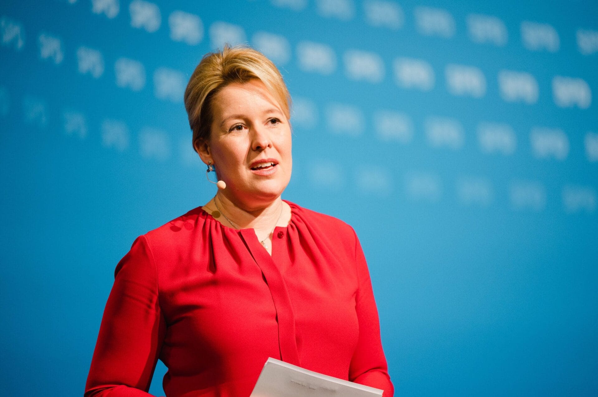 Franziska Giffey kandidiert beim hybriden Landesparteitag der SPD Berlin