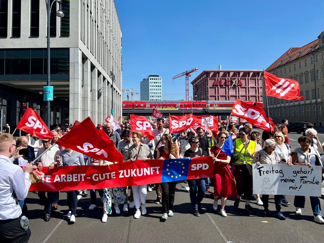 Tag der Arbeit, DGB-Demo am 1. Mai in Berlin