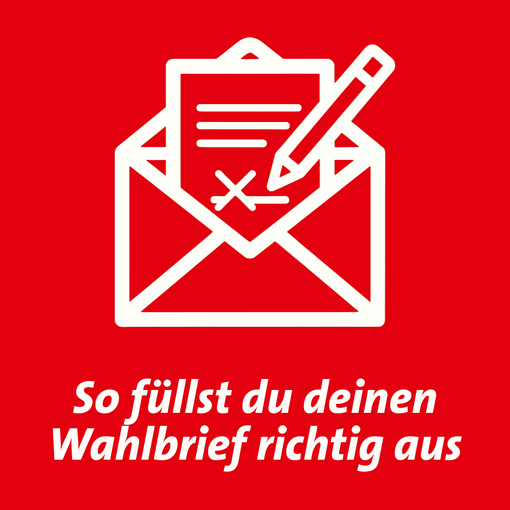 So füllst du deinen Wahlbrief richtig aus